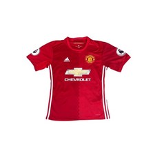 Maillot vintage domicile Manchester United #6 Pogba saison 2016-2017