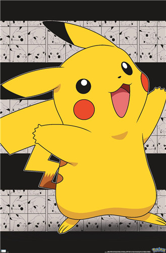 Pokemon pikschu ouvert bras - pokemon,