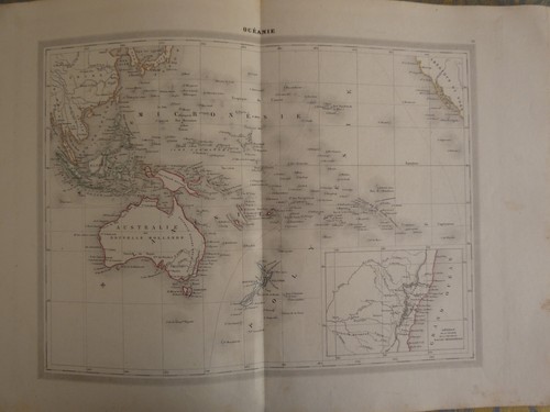 Carte issue atlas geographie