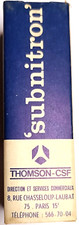 Tube 6111 THOMSON CSF NOS NIB neuf 1 pièce en boîte