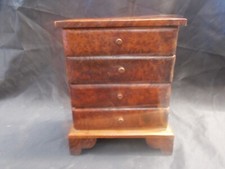 Commode  miniature en bois massif - meuble de poupée