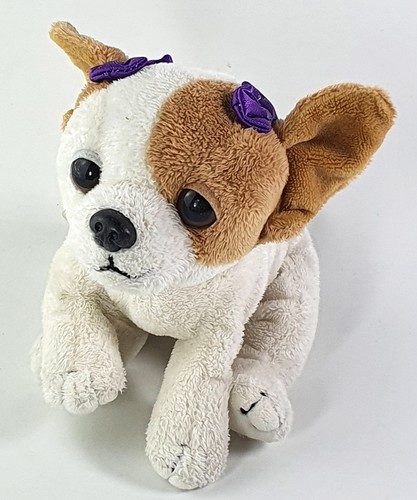 Peluche doudou chien blanc - doudou,