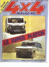 4X4 MAGAZINE N°12 MERCO ET RANGE & DAKAR / MARREAU & R20 TUR. / R5 BI-MOTEUR