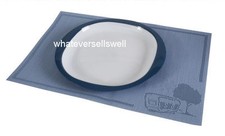 4 X NAPPE DE TABLE BLEUE SET Pour Camping Caravane Résistante À La Chaleur