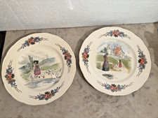2 ASSIETTE  FAIENCE
