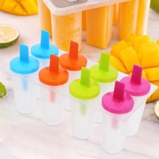  8 Pcs Moulle À Glace Moule Sucettes Glacées Moules De Congélateur Machine
