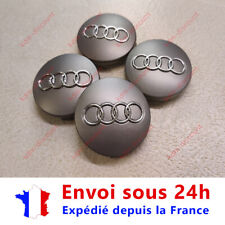 Lot 4 Centres de roue cache moyeu Gris 60 mm AUDI A1 A2 A3 A4 TT 4B0601170 60mm