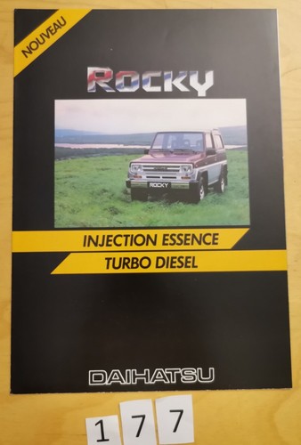Daihatsu rocky 4x4 - daihatsu, prospectus