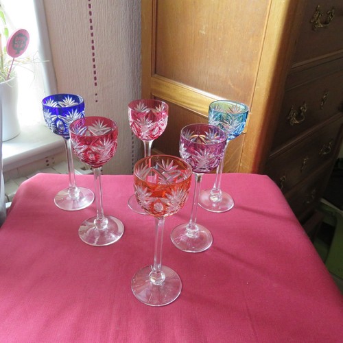 6verres porto couleur - a, de