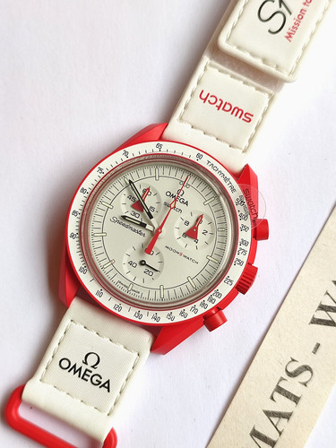 Swatch omega so33r100 - omega, x