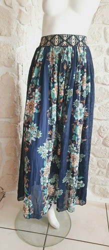 Jupe longue bleu marine - , neuve