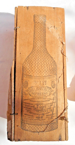 Boite bois tres ancienne - boite,
