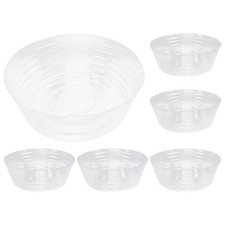  6 Pcs Pot Fleur Soucoupes De