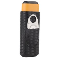 Cave à Cigares En Cuir Noir