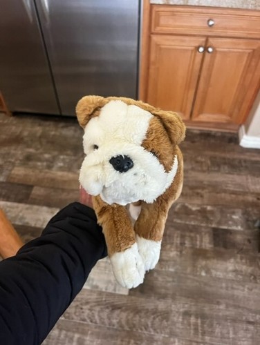 Stuffed plush dog - stuffed, bull