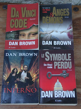 DAN BROWN - LOT DE 4 LIVRES -