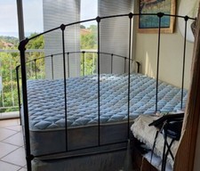 Lit  200x210cm - Métal façon