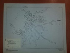 1944 Armée Américaine Carte Ville Plan De Jolo Sulu Philippines Ww 2 Militaire
