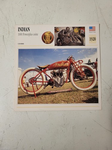 Carte fiche moto - carte, Édition
