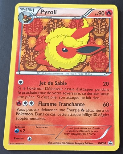 Carte pokémon pyroli bw88 - carte,