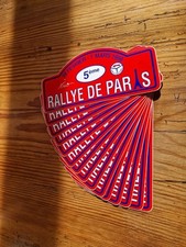 NOS STICKER PLAQUE RALLYE DE
