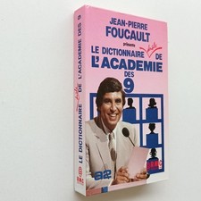 Le dictionnaire de l'académie des 9 Jean Pierre FOUCAULT 1986  Rmc éditions