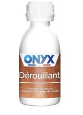 Dérouillant métaux 190ml ONYX élimine rouille sur acier fer carrelage cuivre lai
