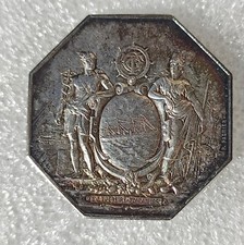 JETON ARGENT COMPAGNIE GENERALE TRANSATLANTIQUE