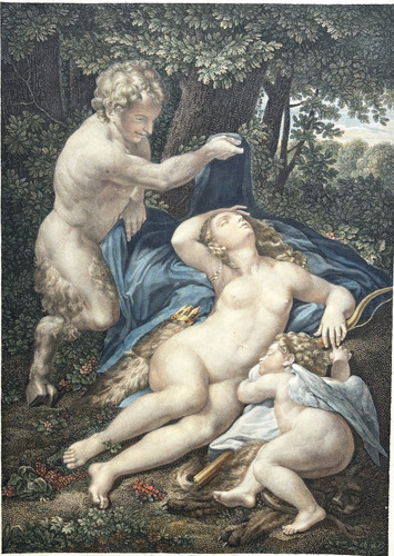 Jupiter antiope gravure eau - antiope,