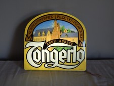 ANCIEN PANNEAU PUBLICITAIRE Lumineux Plastique Bière TONGERLO Norbertijnerbier