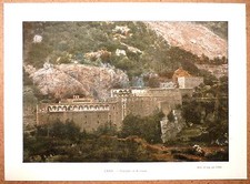 LIBAN - COUVENT SAINT-ANTOINE DE KOZHAYA  Photochromie fin 19ème Levant Koshaia