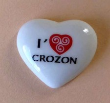 Fève pub perso - J'aime la Bretagne - 2016 - I Love Crozon