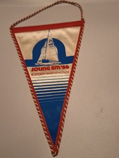 DDR NVA fanion Soling em 1986 Rostock-Warnemünde