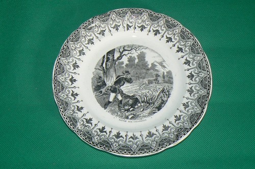 Sarreguemines assiette 3 - assiette,