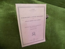 INTRODUCTION A L'ETUDE TOPOLOGIQUE DES SINGULARITES de Landau F. Pham Physique