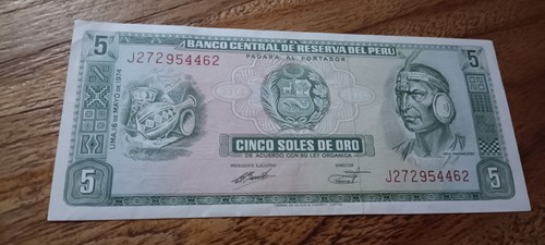 Billet pérou soles - billet, 5