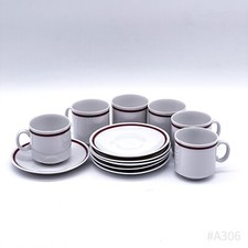 Vintage 6er Set Tasses