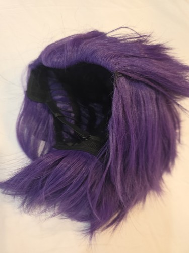 Anime purple women - purple, wig