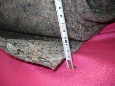 toile feutre thibaude 100 par 100 cm ép. 8 mm gris chiné, isolant phonique