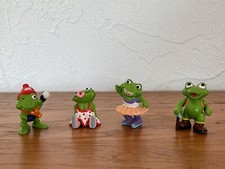 Lot Kinder Surprise Monobloc Vintage 90s Grenouille Mini Splash 4 Figurines 1993
