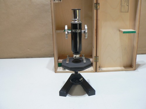 Vintage wetzlar microscope - vintage,