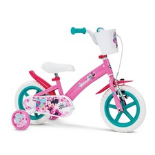 Vélo Fille 12 Biciclette Pour Fille Minnie Rose Avec Roues