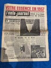 L’Auto-journal N165 1 Janvier 57 Votre Essence En 1957