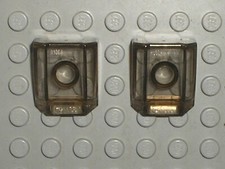 2 x LEGO Trans-Black Slope