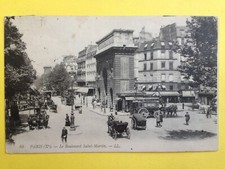 PARIS Transport Circulation ATTELAGE CALÈCHE OMNIBUS HIPPOMOBILE Charette à Bras