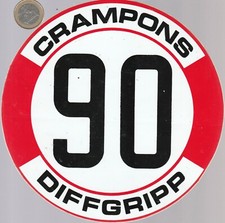  Autocollant - Pneus. DIFFGRIPP Crampons 16,5 cms