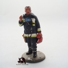 Figurine Del Prado plomb Pompier Tenue de Feu Barcelone Espagne 2002 NEUF