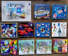 Lot de 11 blocs CNEP CERES foot Mulhouse Paris Merson★★ neufs sans charnière MNH