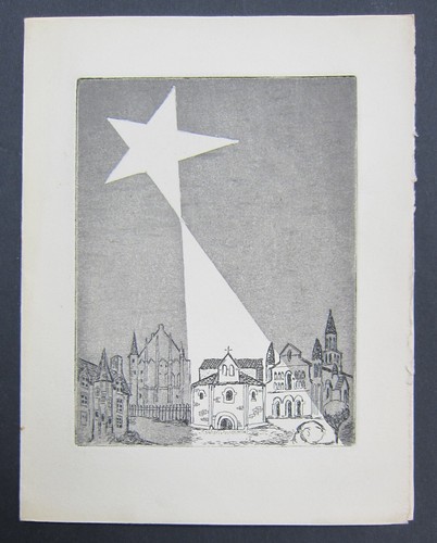 Rare gravure originale