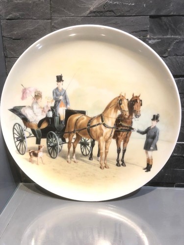 Assiette collection chevaux - assiette,